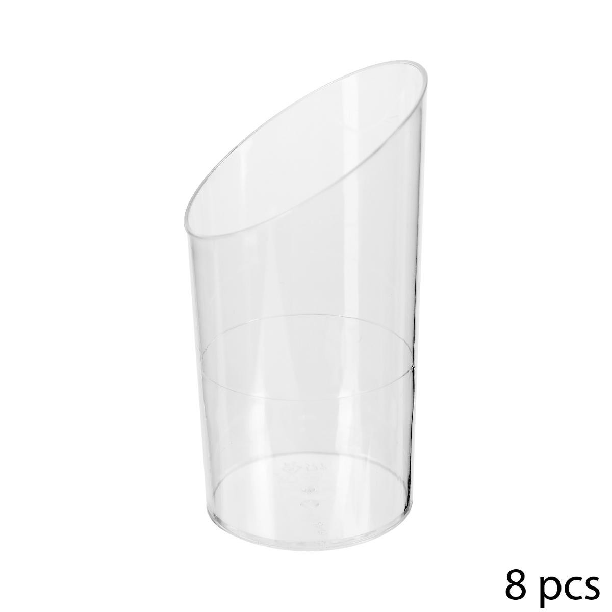 Verrine Palm cocktail en Verre Gris D 10 cm - Amuses bouche à l