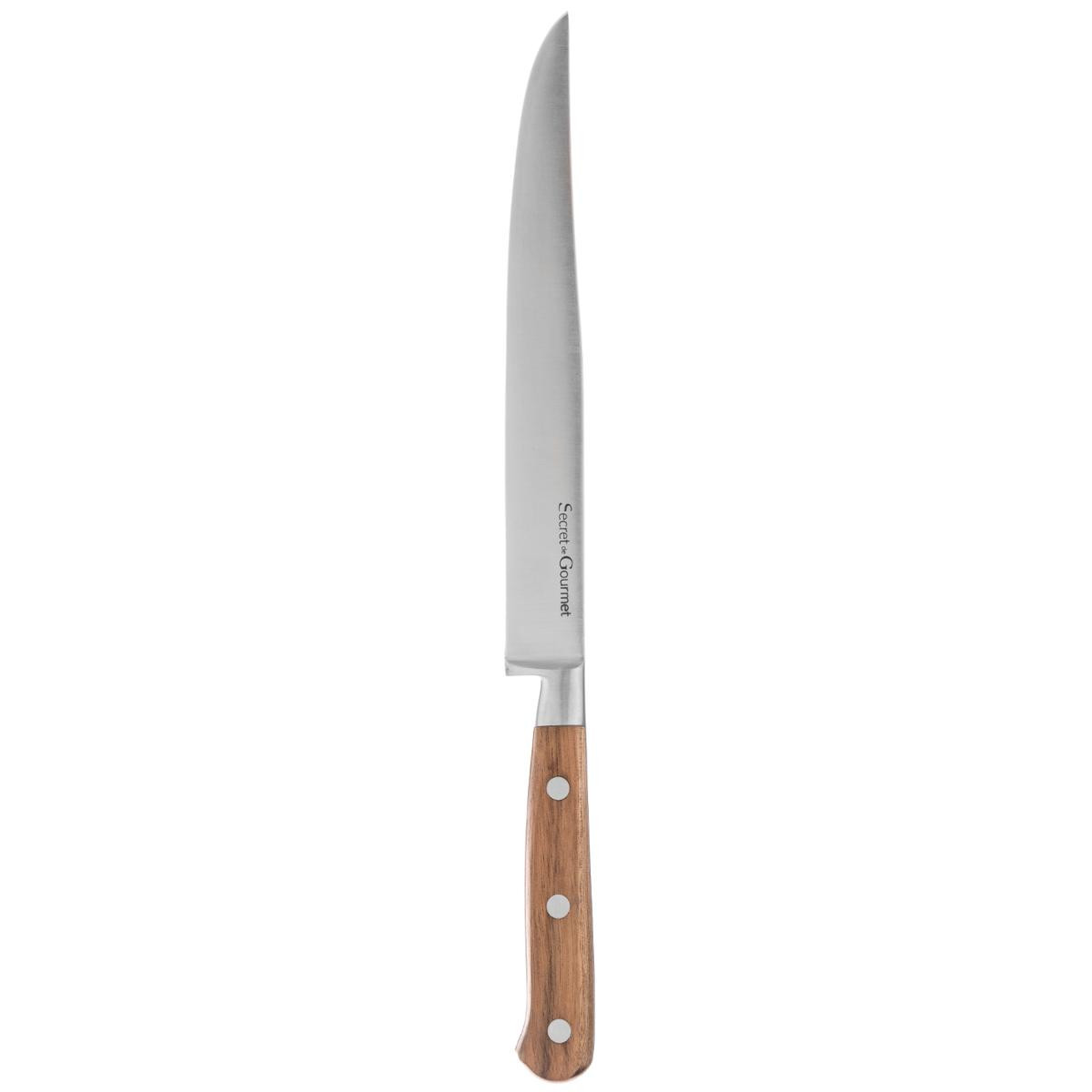 Couteau santoku lame Inox 16.9 cm et manche en bambou - Planches à découper  et couteaux de cuisine - Décomania