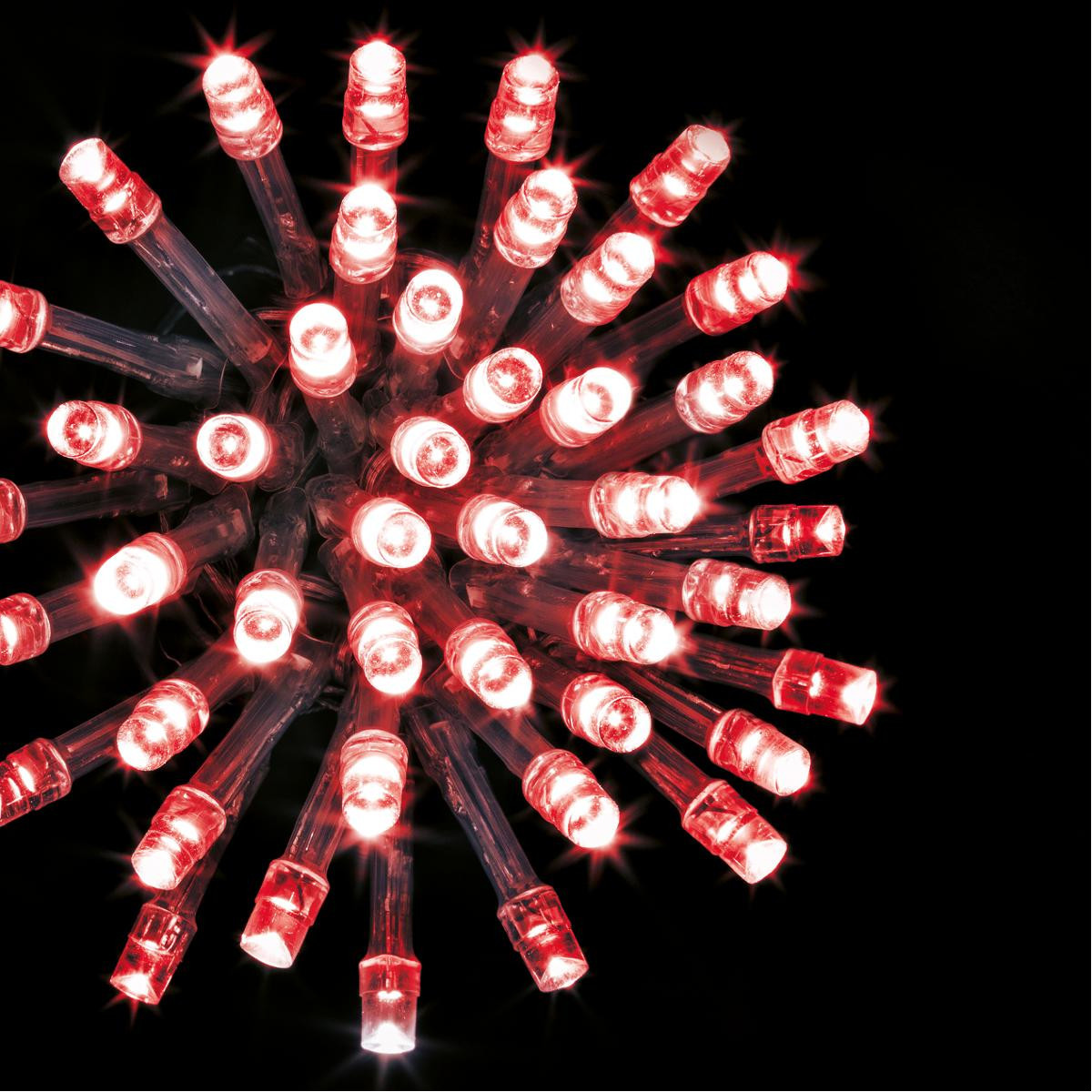 Guirlande lumineuse rouge de ballons à Air chaud, 20 LED, 3m