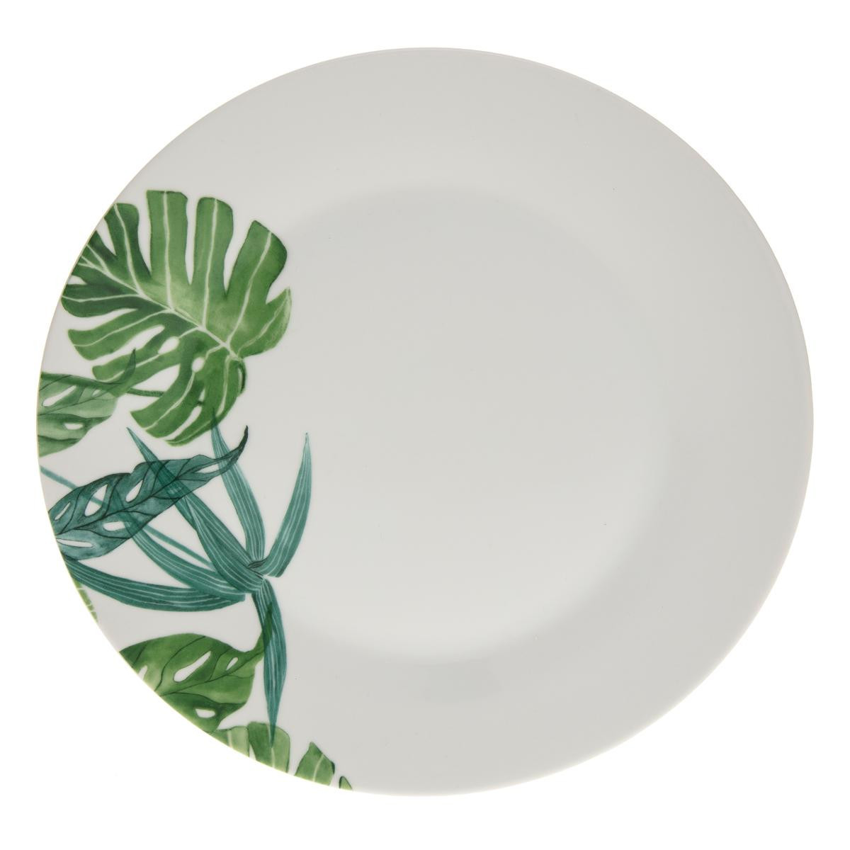 Services de table Wit - 18 pièces - Porcelaine - Assiette plate / assiette  plate / bol