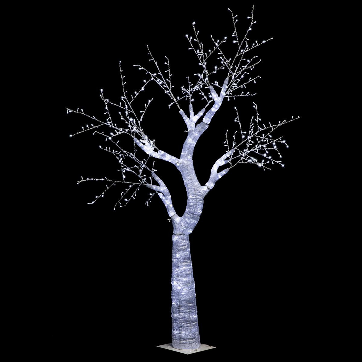 Arbre lumineux led blanc, Arbres et arbustes artificiels
