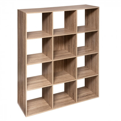 Meuble Tour 3 Tiroirs sur roulettes coloris Bois naturel H. 80.5 cm - Petit  meuble de rangement - Décomania