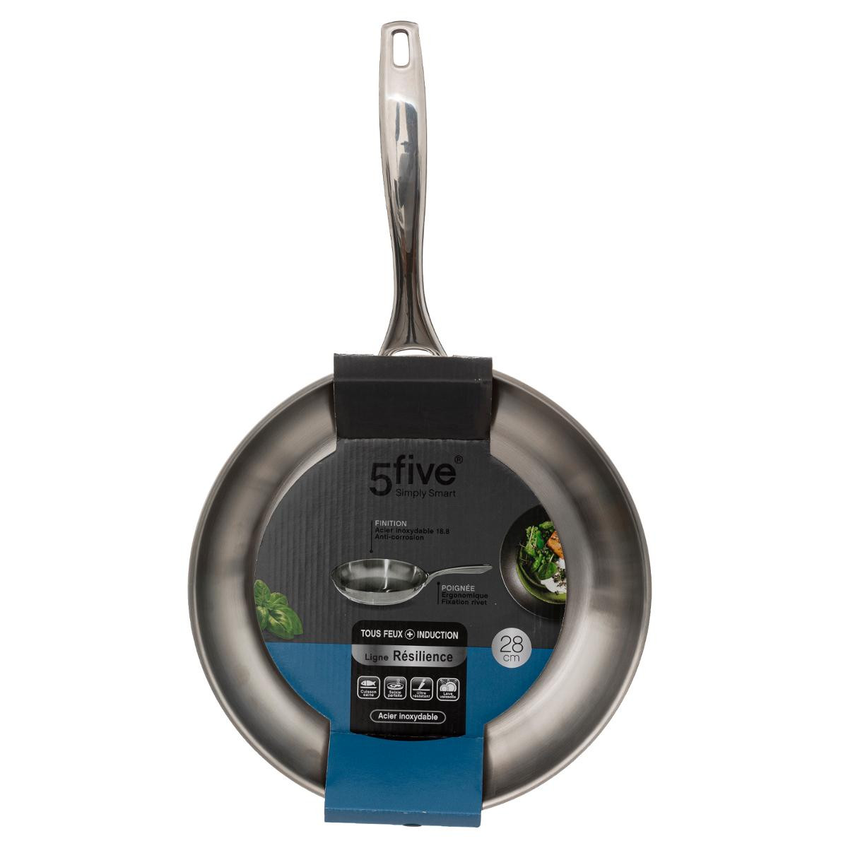 Sauteuse D 28 cm en Inox - Poêles et casseroles - Décomania