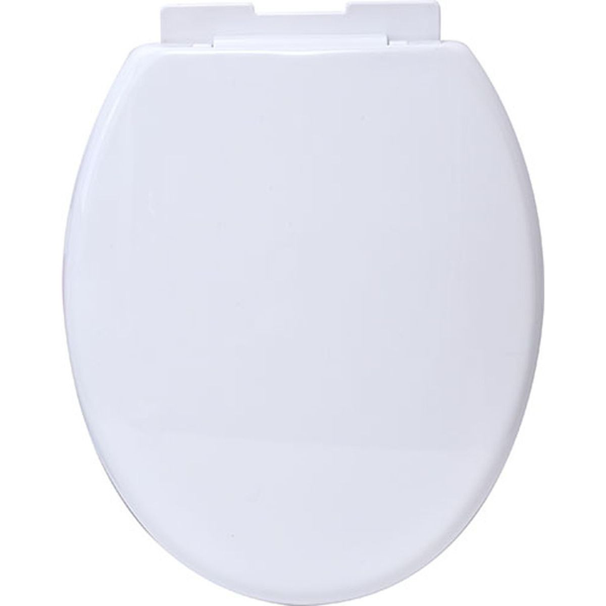 Abattant WC en polypropylène Blanc avec kit de fixation