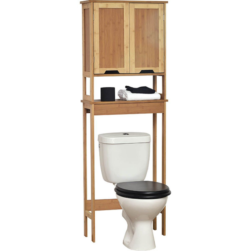 Meuble sous lavabo 2 Portes coulissantes et 1 Etagère - Mahé - Mobilier de  salle de bain - Décomania